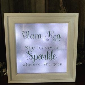 Glam Ma Light Up Shadow Box